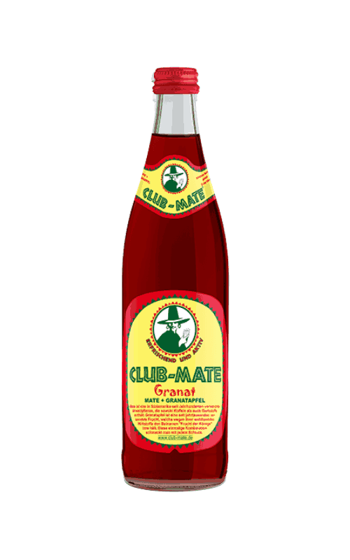 Club Mate Granat napój szklana butelka